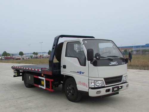 江鈴藍(lán)牌一拖二平板清障車