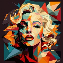 Iconic Celebrity Cubist...