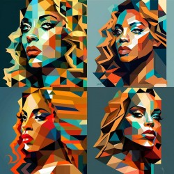 Iconic Celebrity Cubist Artworks