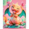 Vibrant 3D Kawaiipunk Pokemon