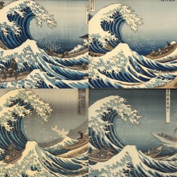 Hokusai Inspired Art