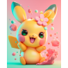 Vibrant 3D Kawaiipunk Pokemon