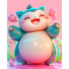 Vibrant 3D Kawaiipunk Pokemon