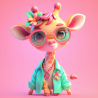 3D Cartoon Animal Character