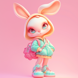 3D Cartoon Animal Character