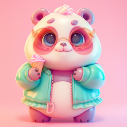 3D Cartoon Animal Character