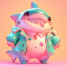 3D Cartoon Animal Character