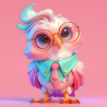 3D Cartoon Animal Character