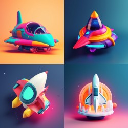 Modern 3D Digital Art Concepts