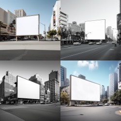 Urban Billboard Mockup