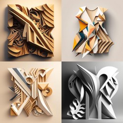 Abstract 3D Logo Design