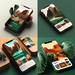 iPhone UI Mockup Designs