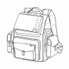 Midjourney Prompt for Kids Back To School Coloring Book