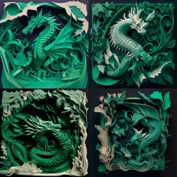 Fantasy 3D Paper Art