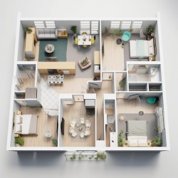 Innovative Home 3D Layouts