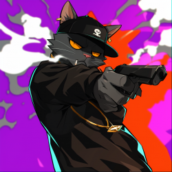 Midjourney Prompt for Anime Gangster Animal