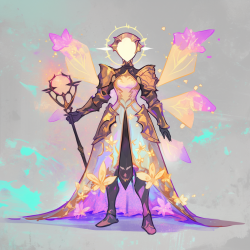 Midjourney Prompt for Divine Video Game Hero