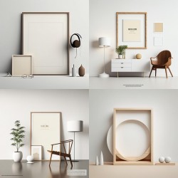 Interior Frame Mockups for Art