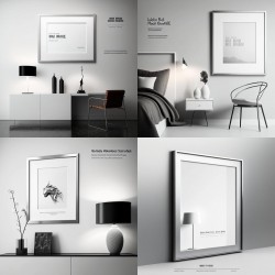 Interior Frame Mockups for Art