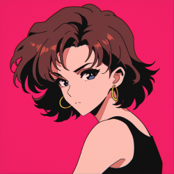 Midjourney Prompt for 80s Anime Style