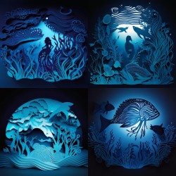 Prompt to Create Paper Cut Art Designs