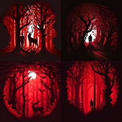 Prompt to Create Paper Cut Art Designs