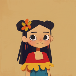 Midjourney Prompt for A Journey Through Cultures in Cartoon Style