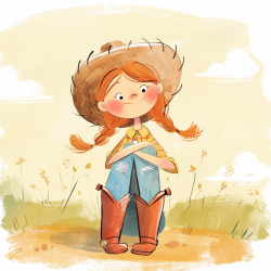 Midjourney Prompt for Cute Cartoon Character in Watercolor Style