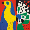 Midjourney Prompt for Matisse-Miro Art Fusion In Oil Paintings