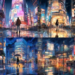 Manga Cityscapes