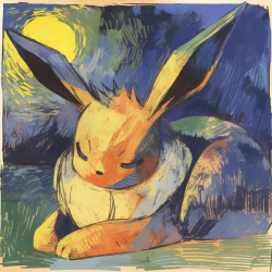 Midjourney Prompt for Van Gogh Pokemon Fusion