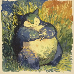 Midjourney Prompt for Van Gogh Pokemon Fusion