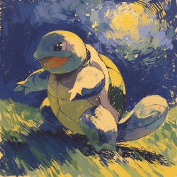 Midjourney Prompt for Van Gogh Pokemon Fusion