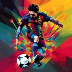 Prompt to create Soccer Art