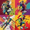 Prompt to create Soccer Art