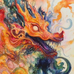 Midjourney Prompt for Psychedelic Watercolor Artworks