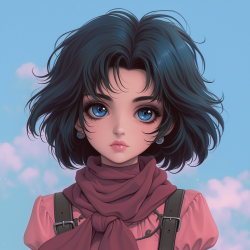 Midjourney Prompt for Vibrant Anime Character Art