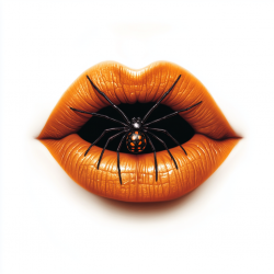 Midjourney Prompt for Halloween Lips Realistic Cliparts