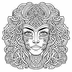 Midjourney Prompt for Celtic Knots Coloring Books For Adults