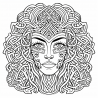 Midjourney Prompt for Celtic Knots Coloring Books For Adults