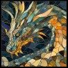 Midjourney Prompt for Animals In Stained Glass Art