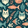 DALL-E Prompt for Whimsical Seamless Patterns