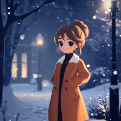 Midjourney Prompt for Winter Wonderland Character