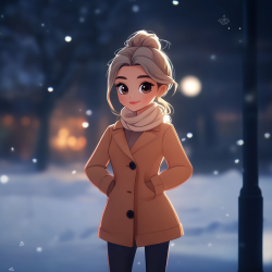 Midjourney Prompt for Winter Wonderland Character