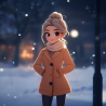 Midjourney Prompt for Winter Wonderland Character