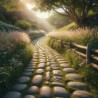 DALL-E Prompt for Realistic Pathway Photography