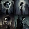 Gothic Fantasy Illustrations