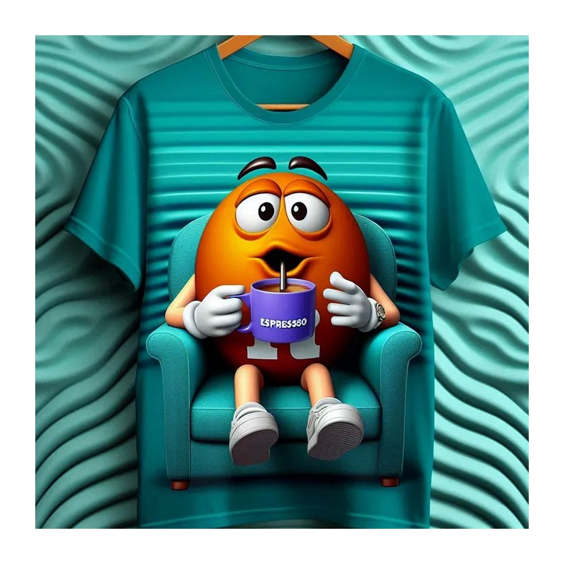 DALL-E Prompt for M&M Lounge T-shirt print Collection