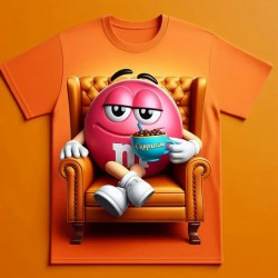 DALL-E Prompt for M&M Lounge T-shirt print Collection