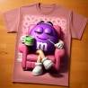 DALL-E Prompt for M&M Lounge T-shirt print Collection